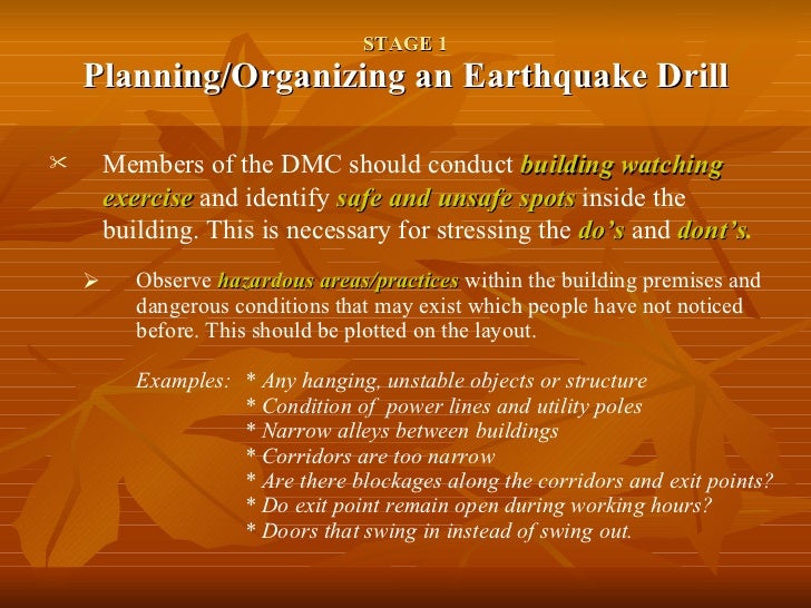 New how to conduct eq drill in school