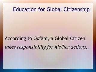 Human Rights and Exploring Global Citizenship | PDF
