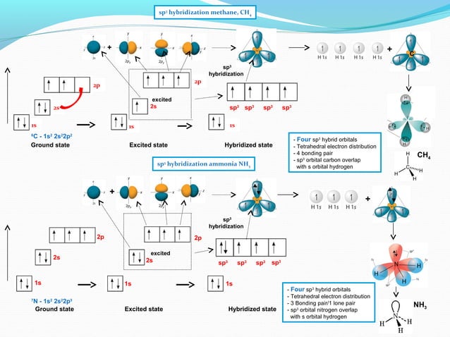 IB Chemistry on Valence Bond and Hybridization Theory | PPT