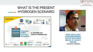 hydrogen as a fuel , ecosystem and future initiative | PPTX