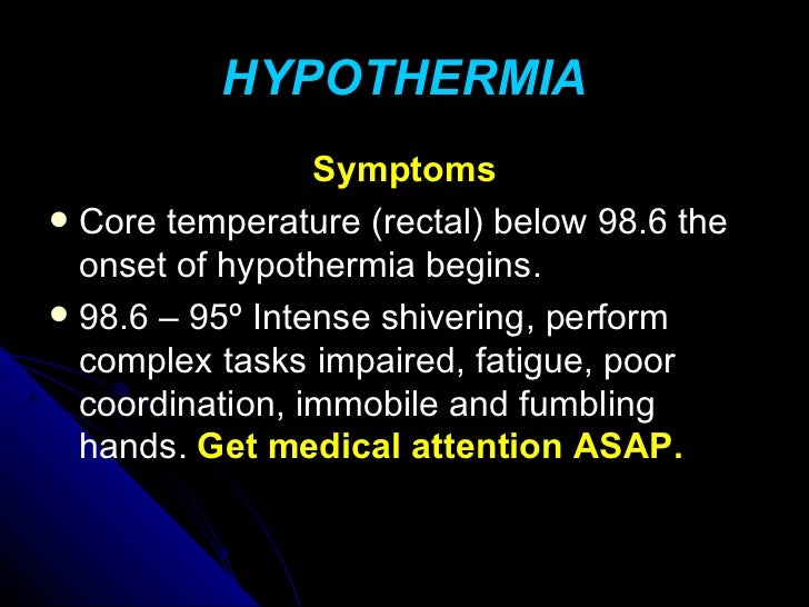 New hypothermia