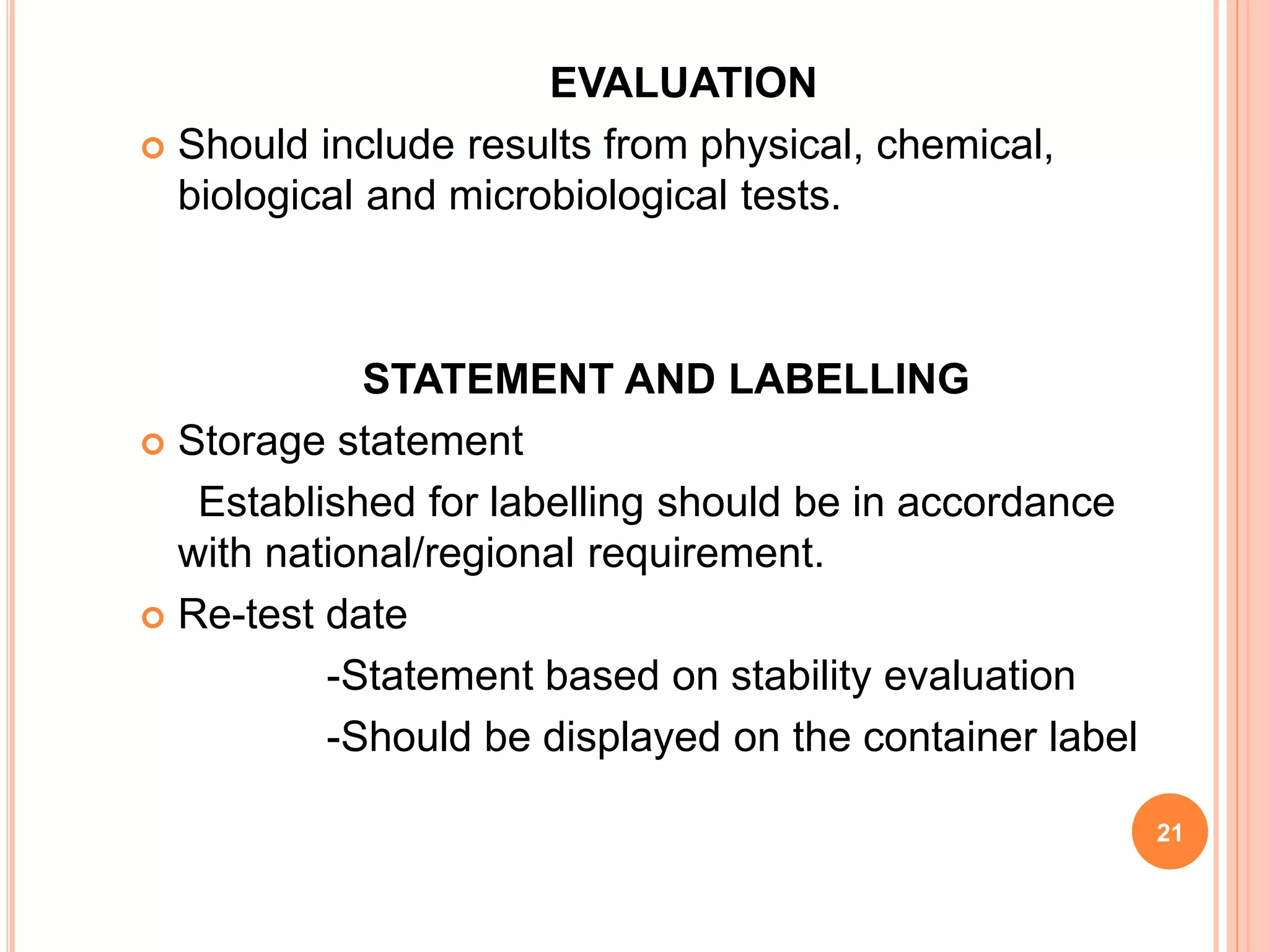 ICH Guidelines for stability testing | PPTX | Pharmaceutical Industry ...