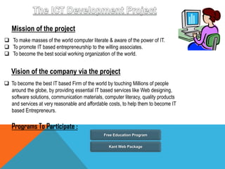New ict development project presentation | PPTX