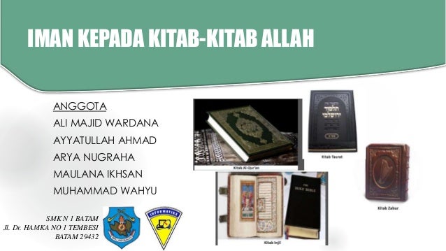 IMAN KEPADA KITAB ALLAH