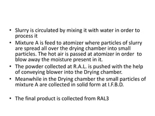 Slurry Def New in plant training at agri search india pvt | PPTX