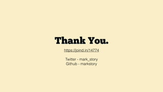 Thank You.
https://joind.in/14774
Twitter - mark_story
Github - markstory
 