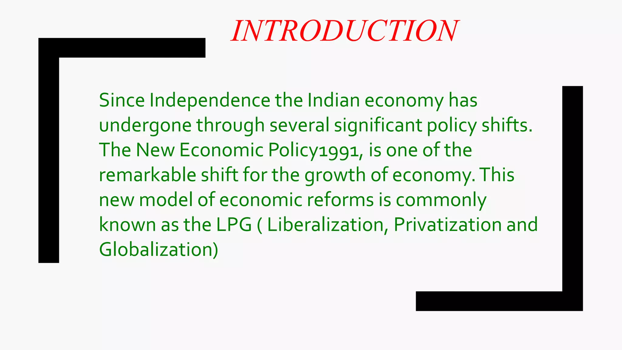 India's experience of liberalization and globalization | PPTX