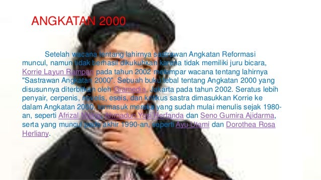 Perbedaan Setiap Angkatan Sastra