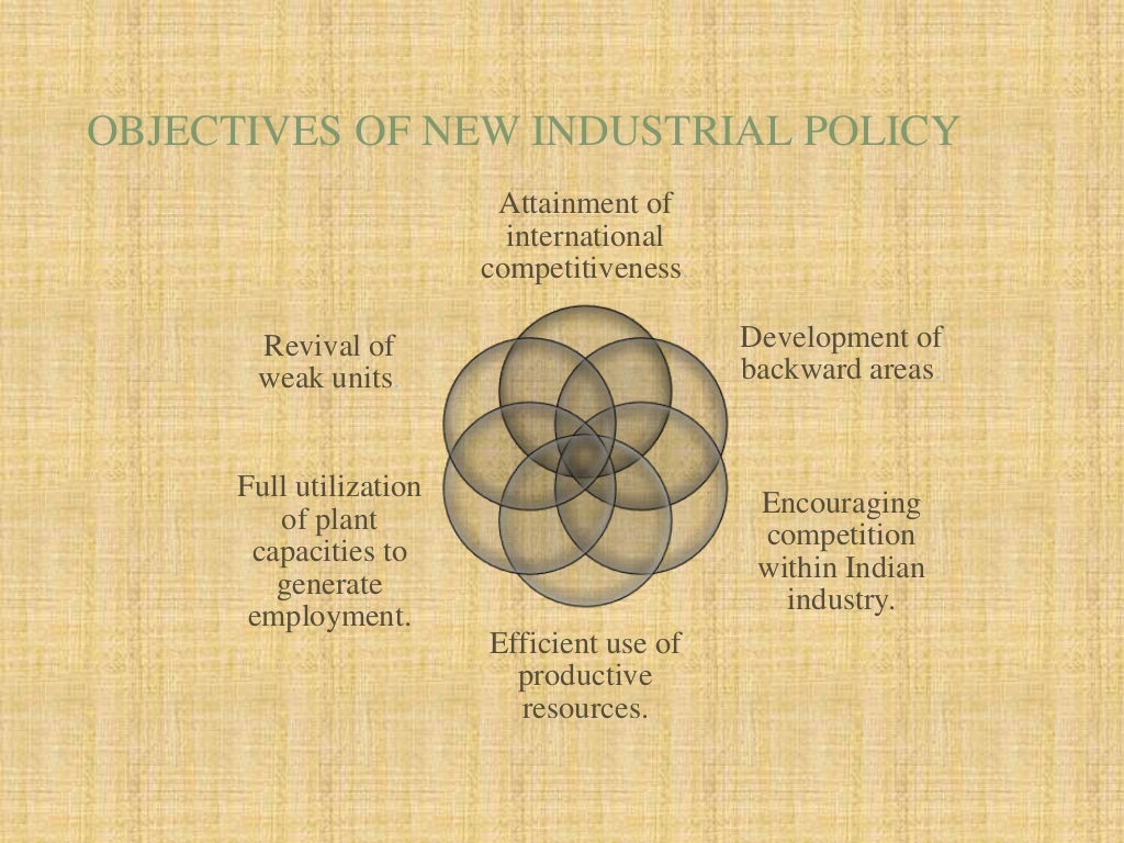 New industrial policy 1991