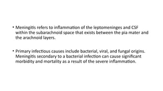 Comprehensive Overview of Meningitis and Encephalitis: Causes ...
