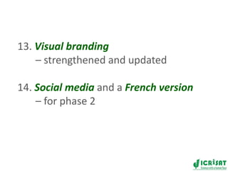 New innovations for the ICRISAT website