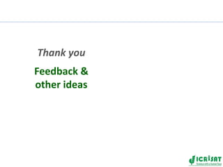 New innovations for the ICRISAT website