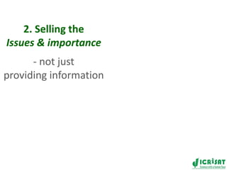 New innovations for the ICRISAT website