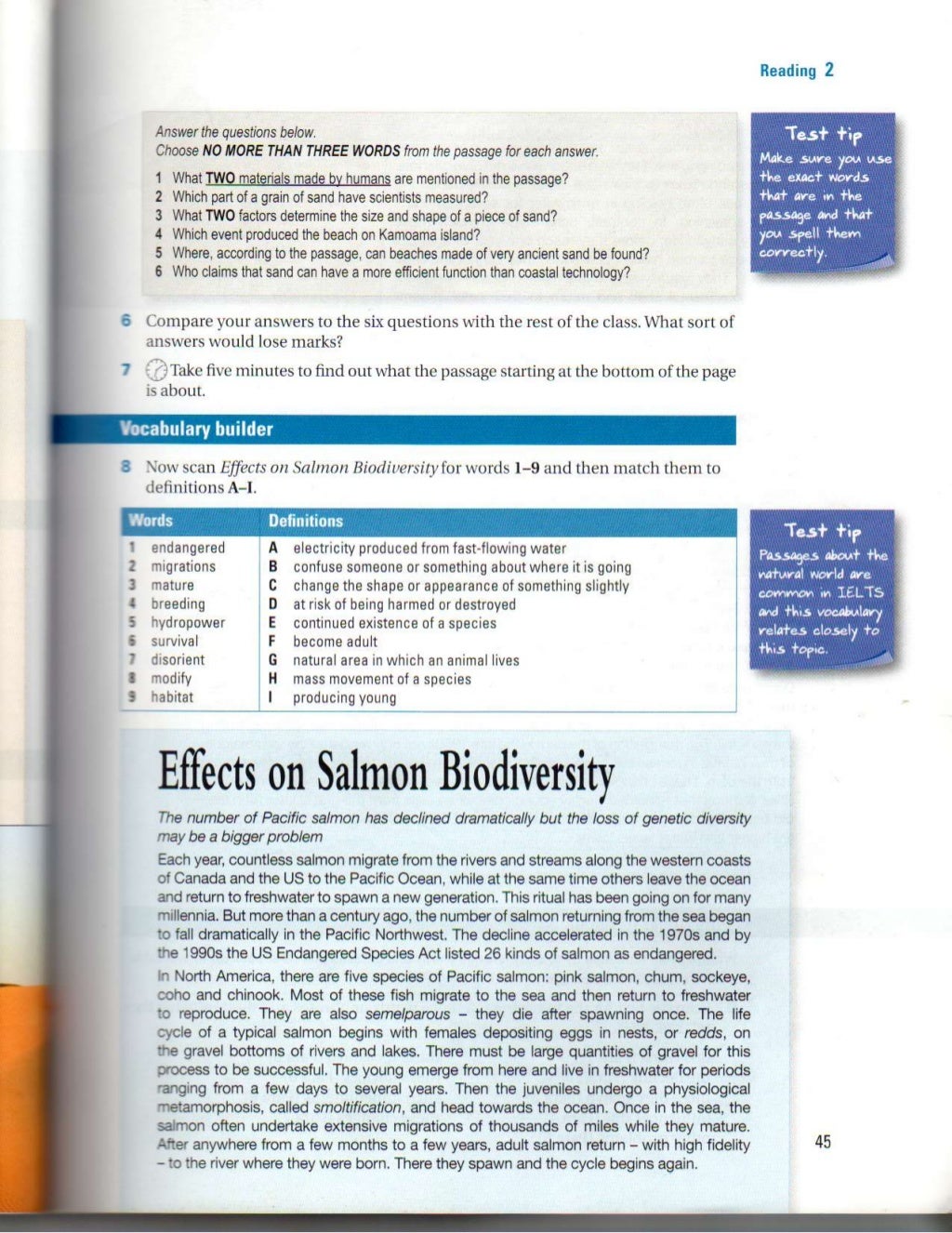 New Insight Into Ielts Student Book With Answers 2008 Reading Part 2