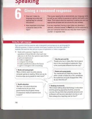 New insight into ielts student book with answers 2008 speaking part 4 | PDF