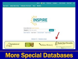 More Special Databases
 