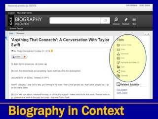 Biography in Context
 