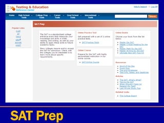 SAT Prep
 