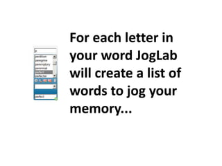 JogLab How To