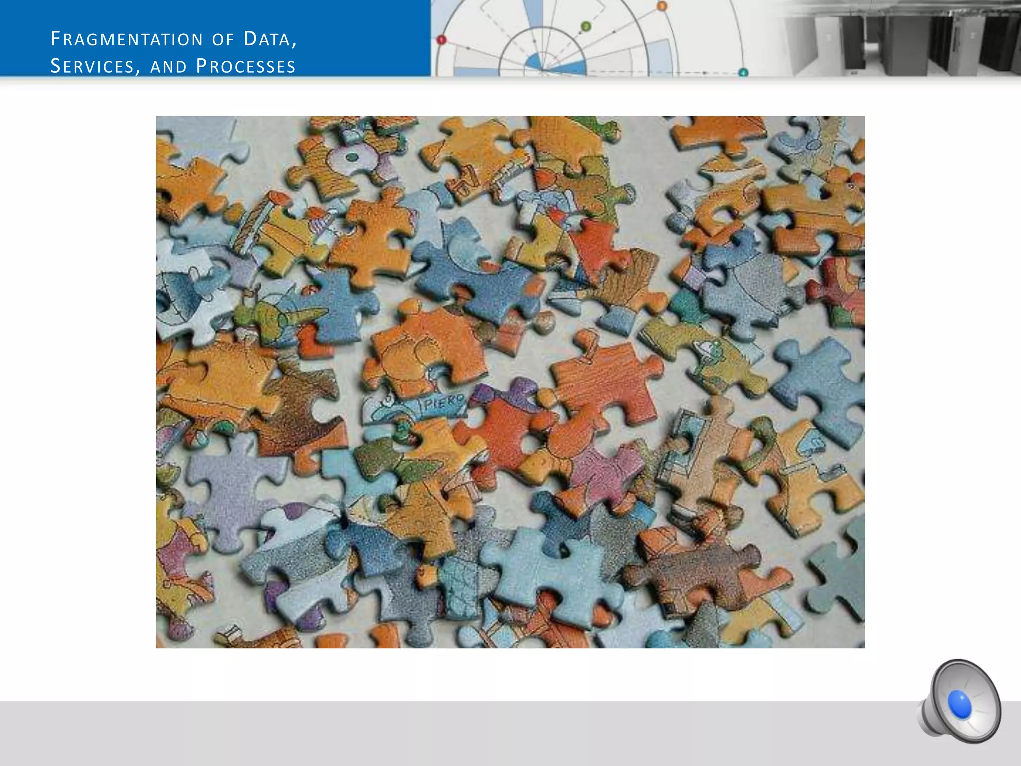 F RAGMENTATION OF D ATA ,
S ERVICES , AND P ROCESSES
 