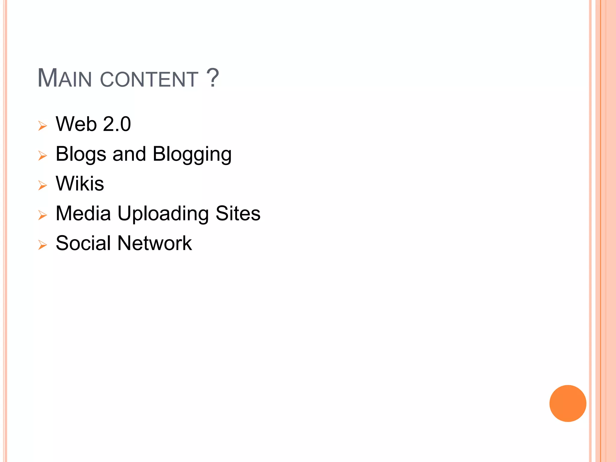 Main content ? Web 2.0