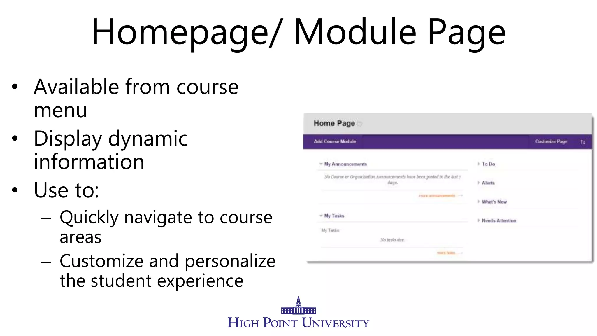Introduction to Blackboard at HPU | PPT