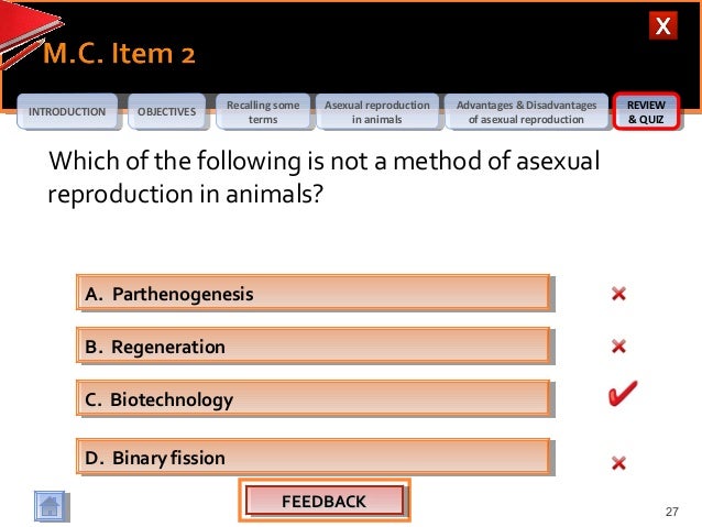 integrated science m3 asexual reproduction in animals what is a form of asexual reproduction