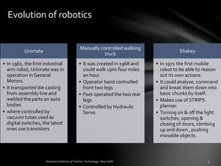 New inventions in robotics | PPTX