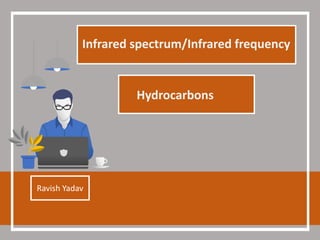 Infrared spectrum/Infrared frequency
Ravish Yadav
Hydrocarbons
 