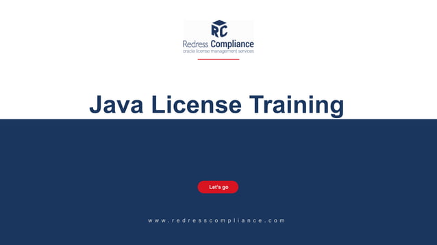 Oracle Java License Training | PPT