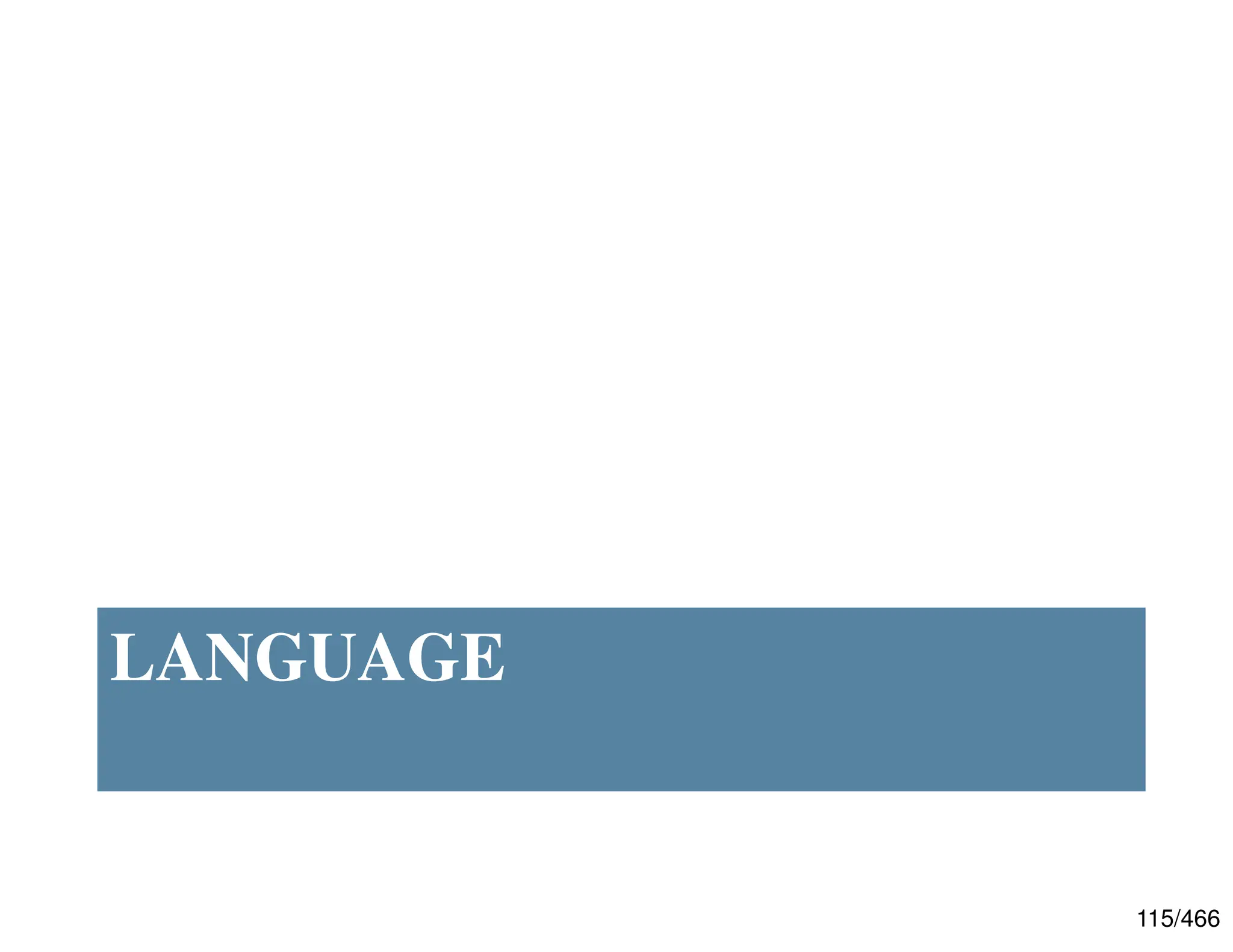 115/466 LANGUAGE 