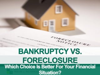 New Jersey Bankruptcy vs. Foreclosure: Which Choice Is Better For Your Financial SituationB