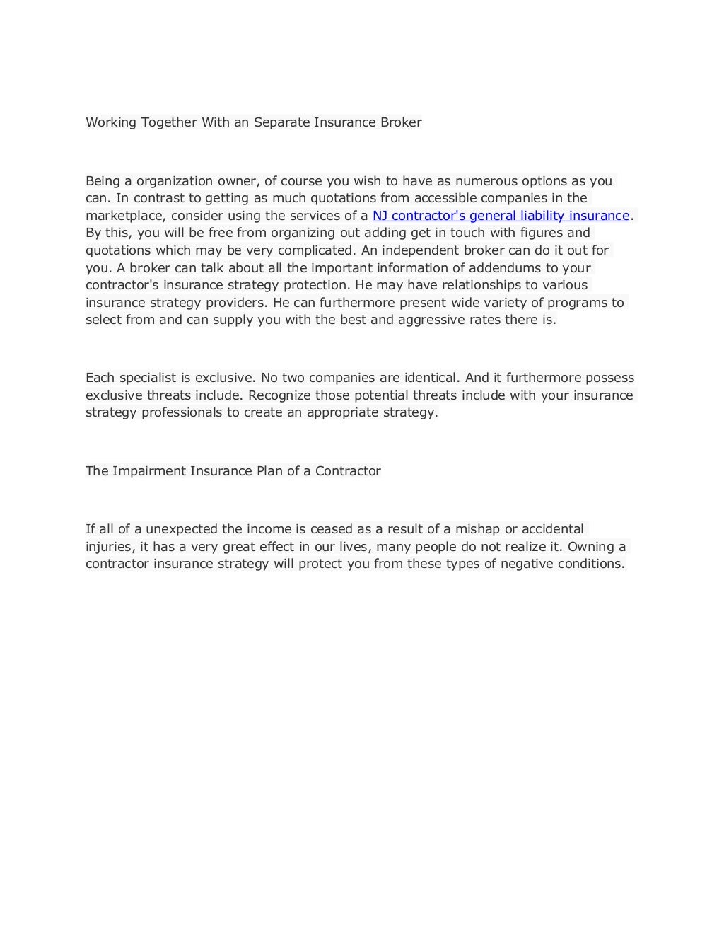 New jersey contractor insurance risk management organization New jersey contractor insurance risk management organization