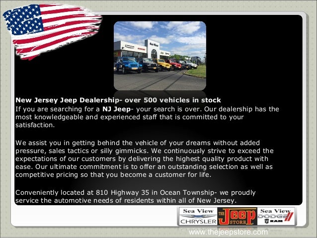 New Jersey Jeep Dealership Labor Day Sales Event