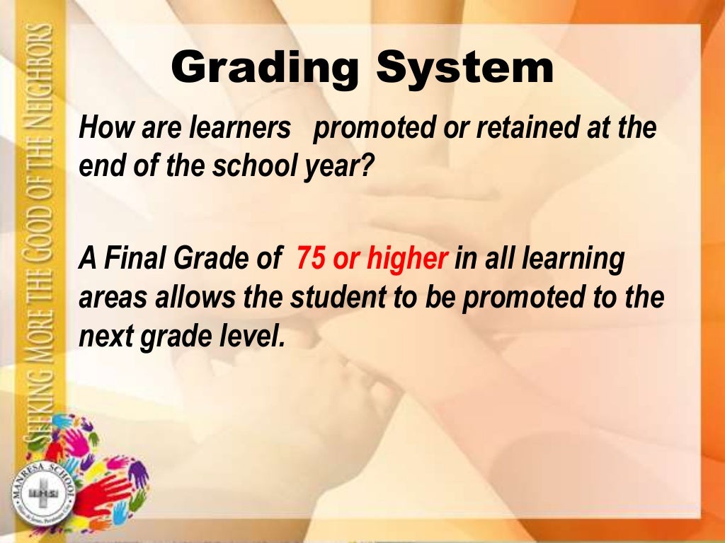 New k 12 grading system