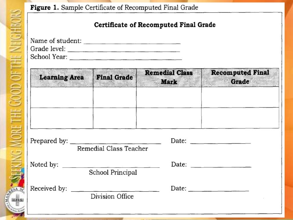 New k 12 grading system