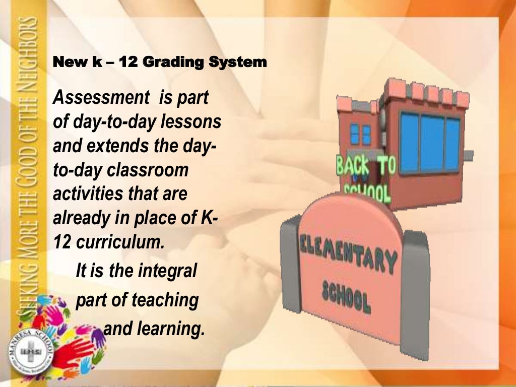 New k 12 grading system
