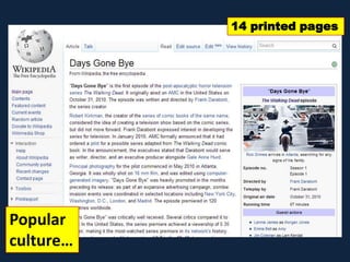 Popular
culture…
14 printed pages
 