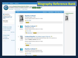 Biography Reference Bank
 