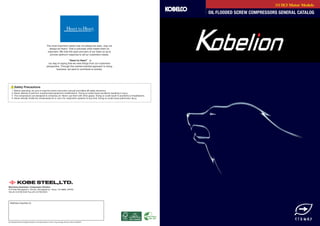 KOBELION VX/VS series brochure - New kobelion  oil flooded (japan)