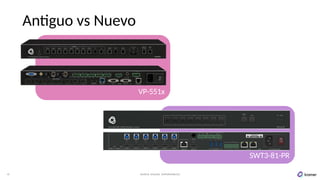 17 A U D I O V I S U A L E X P E R I E N C E S
SWT3-81-PR
VP-551x
Antiguo vs Nuevo
 