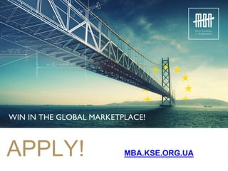 KSE MBA
MBA.KSE.ORG.UAAPPLY!
 