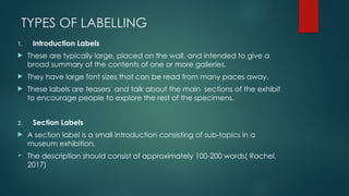 Comprehensive Guide to Labelling and Cataloging Museum Specimens | PPTX