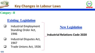 New Labour Codes - Key Notes-GSS labour codes | PDF