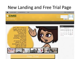 New Landing and Free Trial Page 