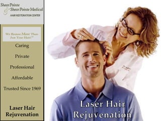 Laser Hair Rejuvenation Caring Private Professional Affordable Trusted Since 1969 