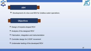 Torpedo Rov Design and Testing of a Low-Cost Remotely Operated Underwater Vehicle ...