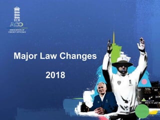 Major Law Changes
2018
 