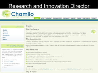 Research and Innovation Director




                                   26
 