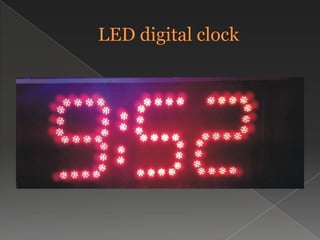 LED digital clock